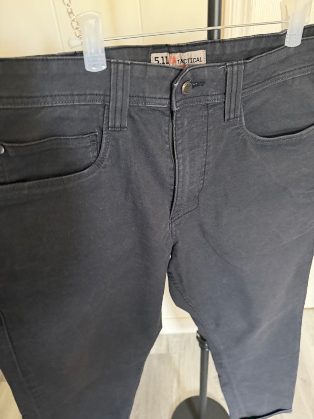5.11 Tactical Men's Slim Straight Jeans in Black